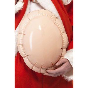 Smiffys Santa Big Belly Inflatable Beige Costume 90cm One Size Accessory